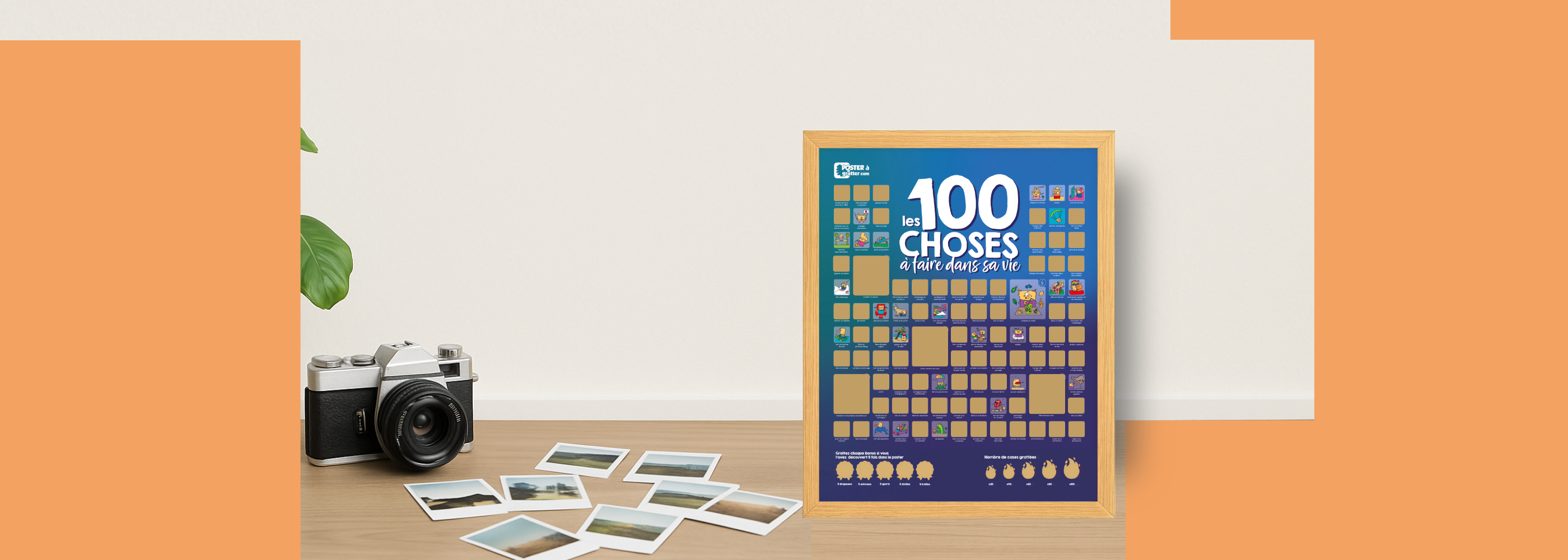 Poster à Gratter 100 Choses à Faire Dans Sa Vie Poster à gratter olfactif : Les 100 Choses à Faire dans Sa Vie